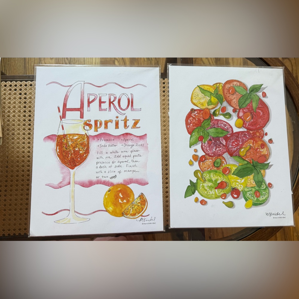 Aperol Spritz Art Print - Vibrant Multicolor Design